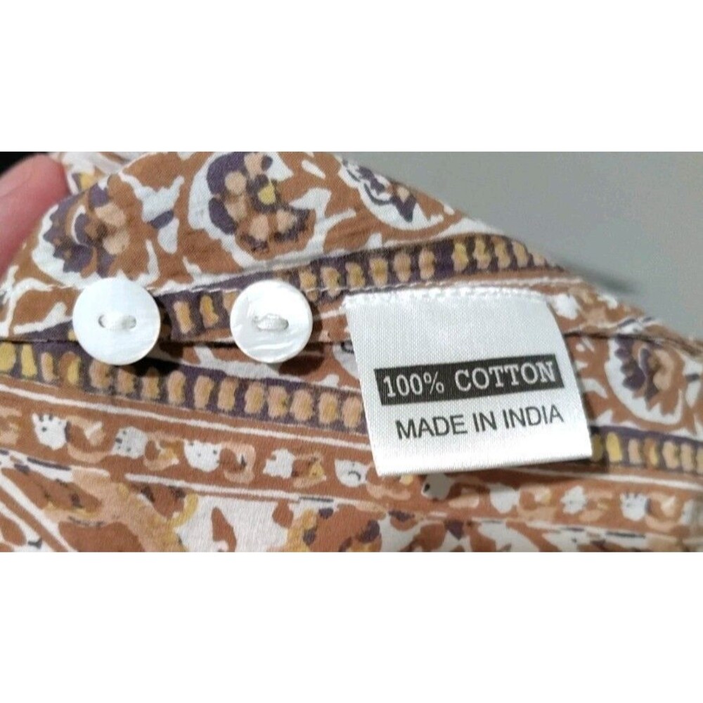 Livro Rosie Shirtdress Cotton Dress Size Large Maxi Woman - Picture 15 of 16